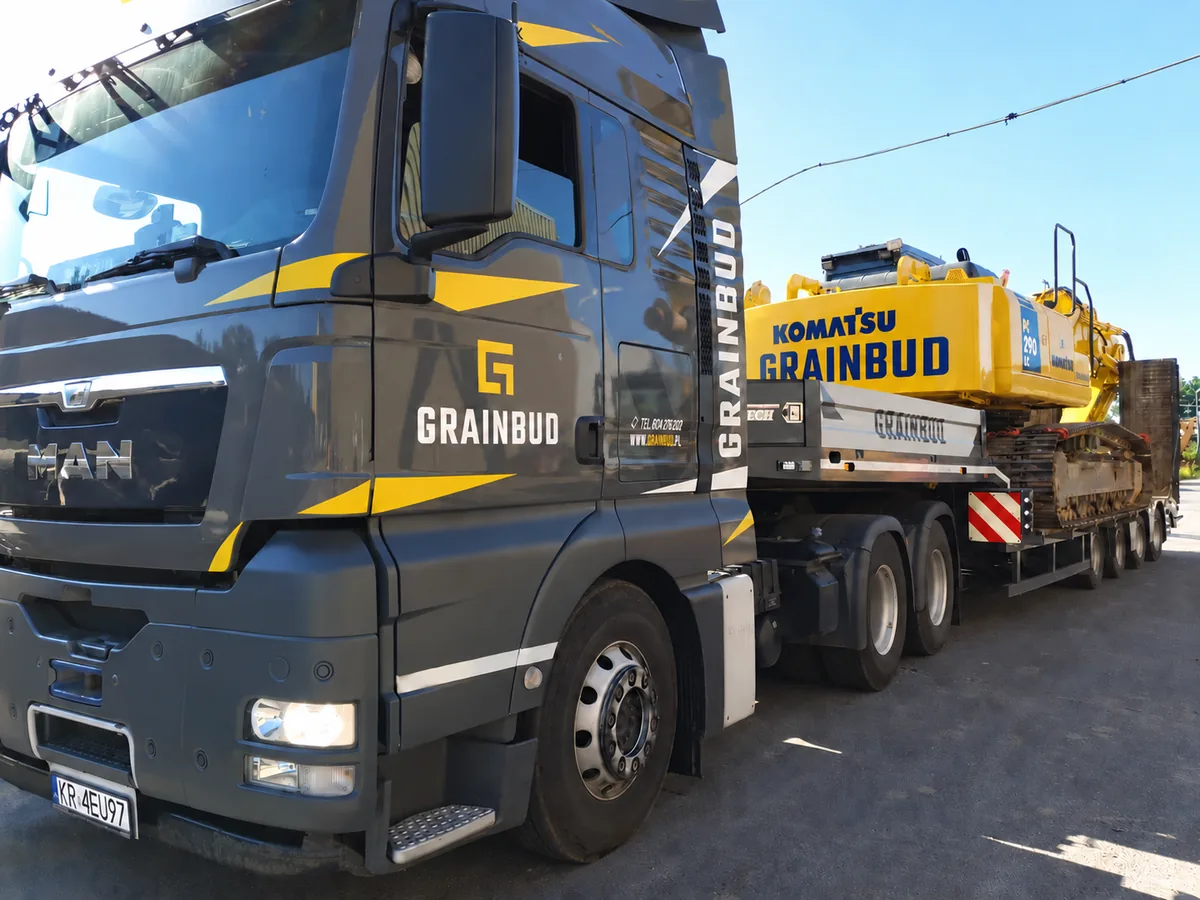 Własny transport sprzętu GRAINBUD