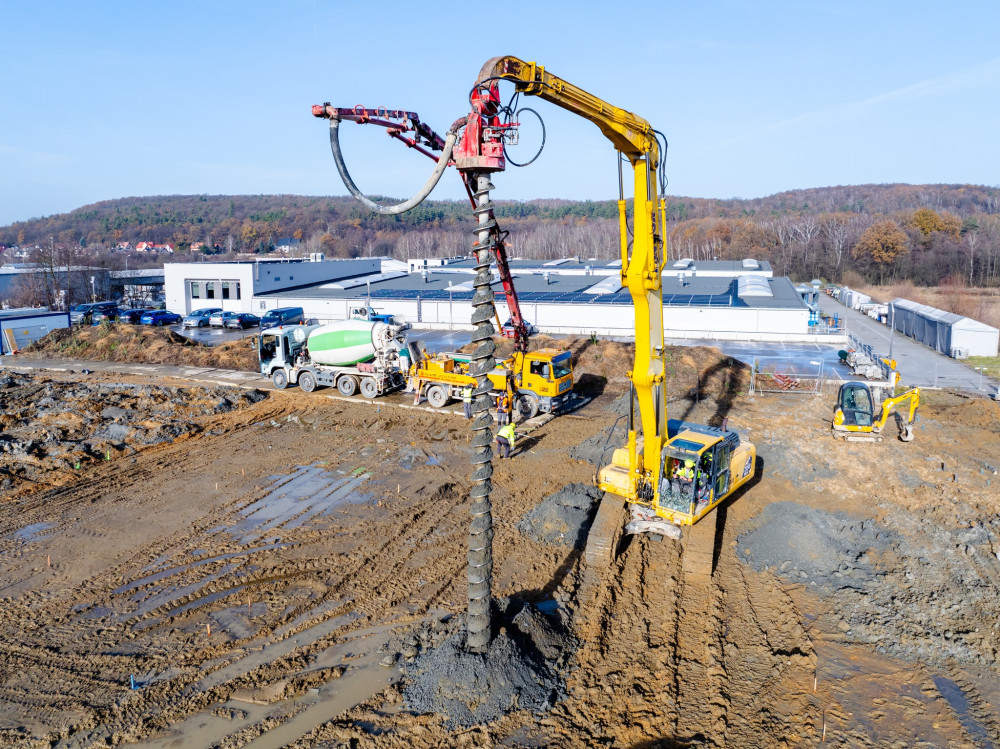 Zestaw do wykonywania pali CFA