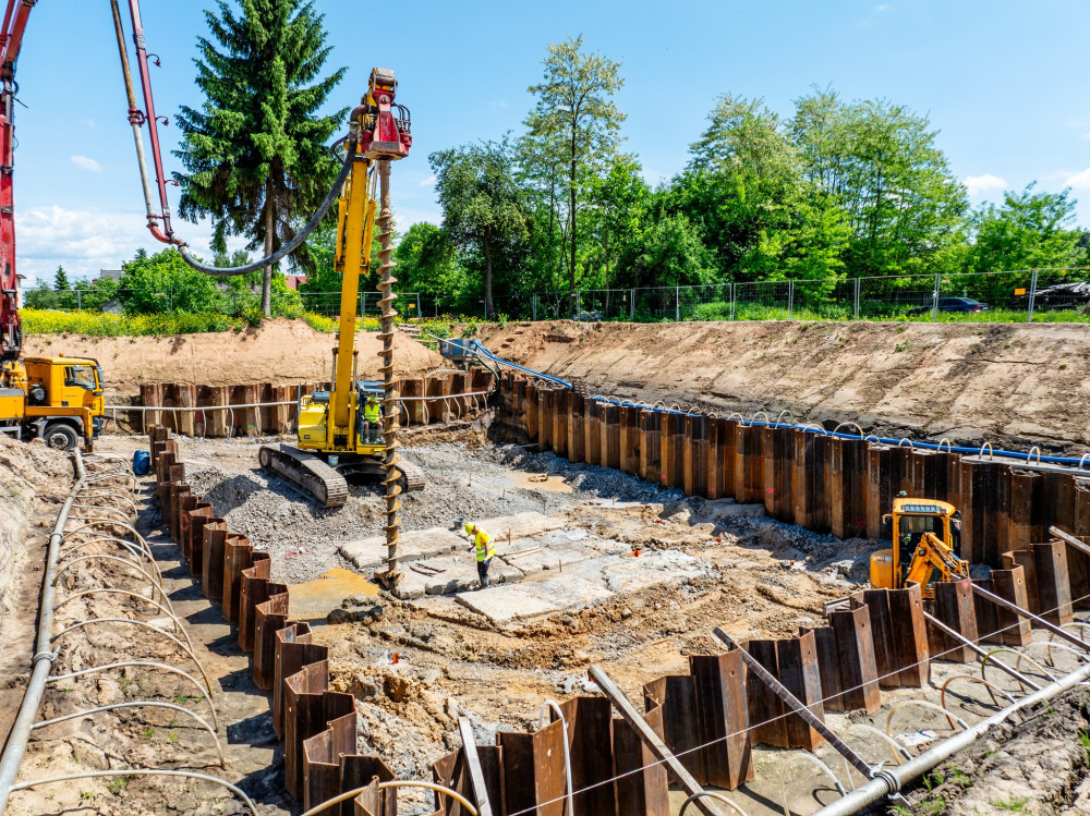 Zestaw do wykonywania pali CFA