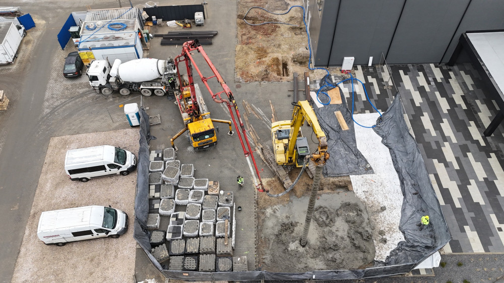 Zestaw do wykonywania pali CFA